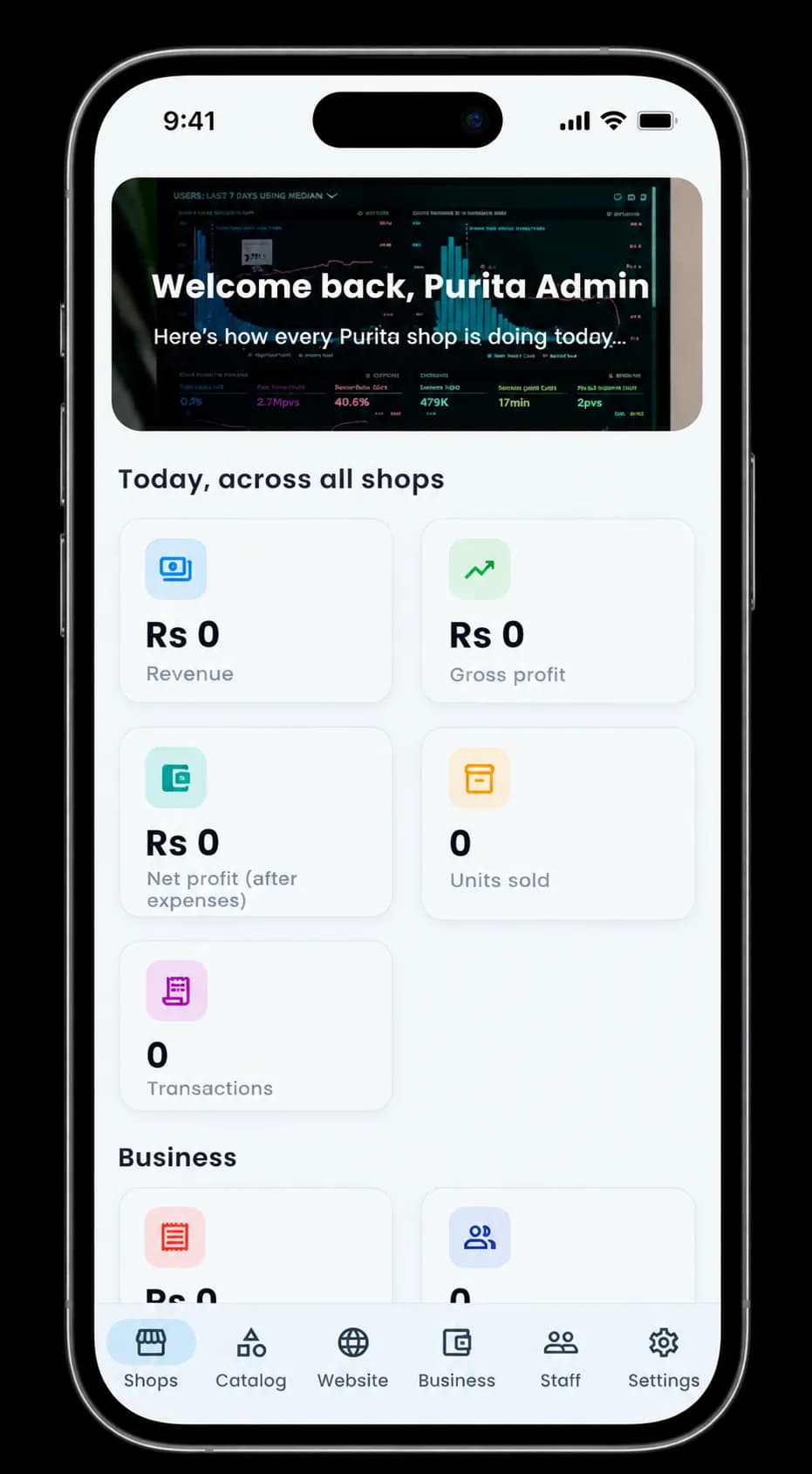 Purita — Water Brand POS & E-Commerce Platform